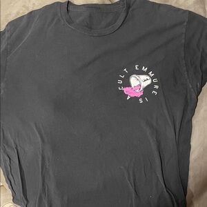 Cult Emmure Black T-Shirt with Pink Graphic